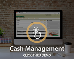 Cash Management Click-Thru Demo (Desktop)