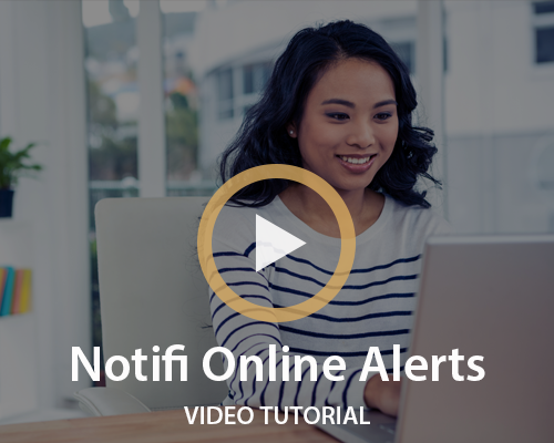 Open Notifi for Online Banking